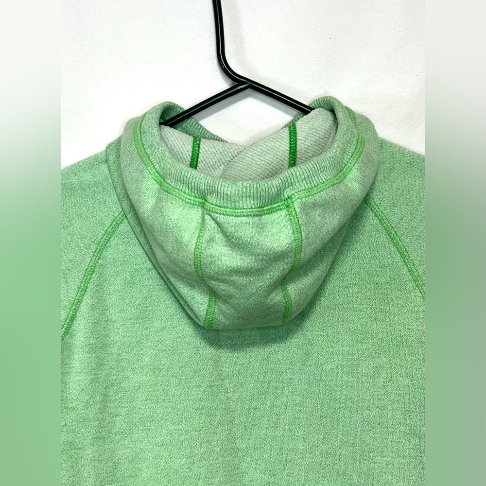 Patagonia Cloud Stack Hoody in Nettle Green Cozy Organic Cotton Hoodie Jacket - Picture 9 of 12